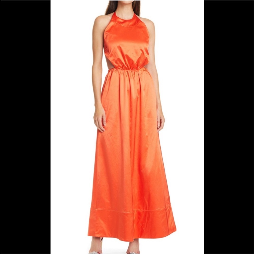 Staud Silk Halter Dress | Luxury | Vacation | Effortless Chic | Wedding Guest